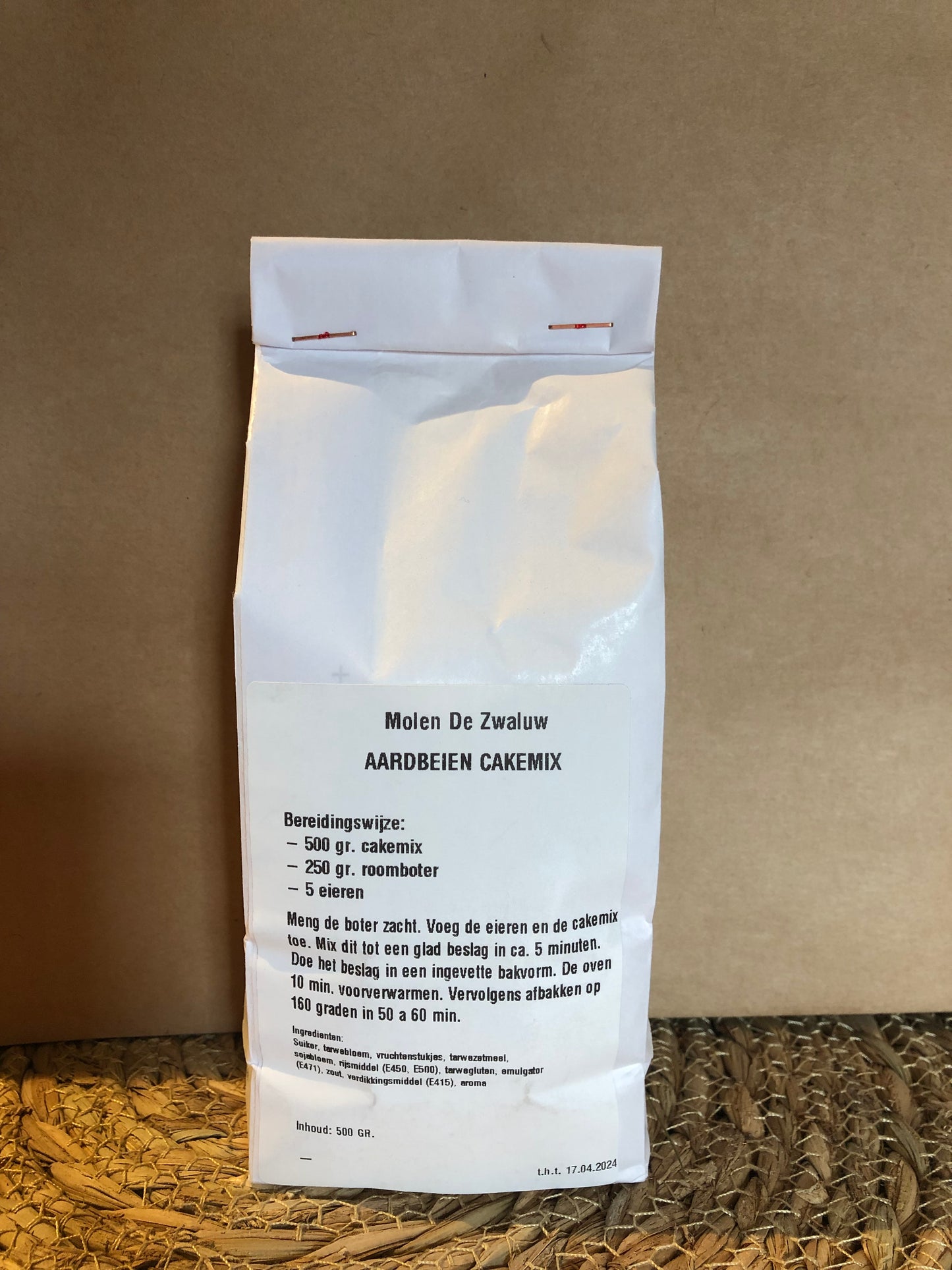 Aardbeien cakemix