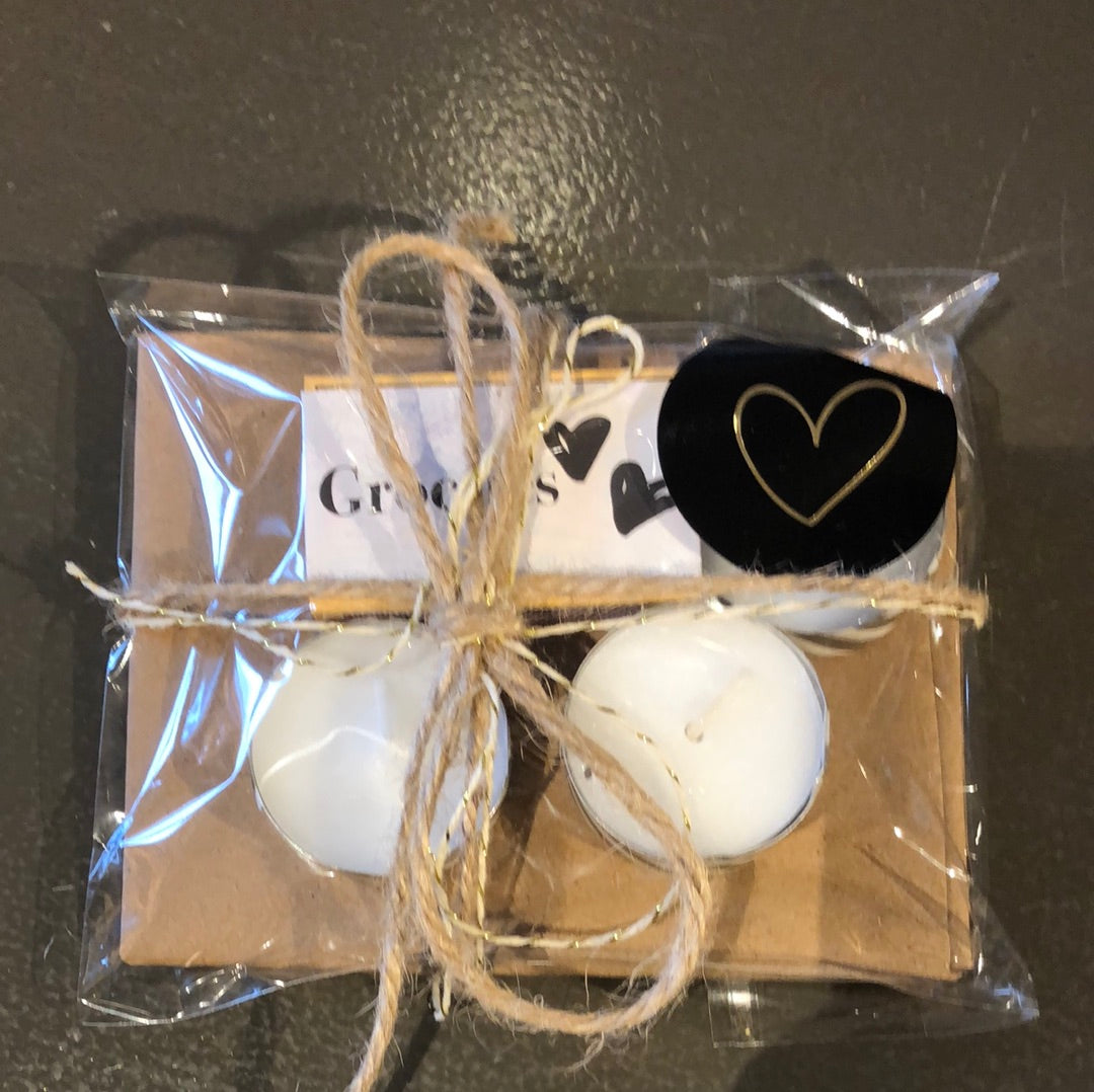 Lucifers met kaarsjes