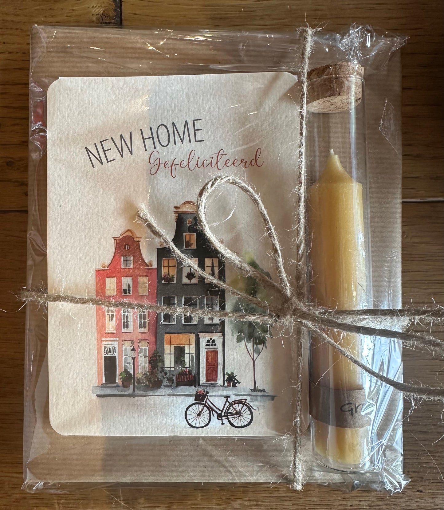 Geurzakje en kaars huis