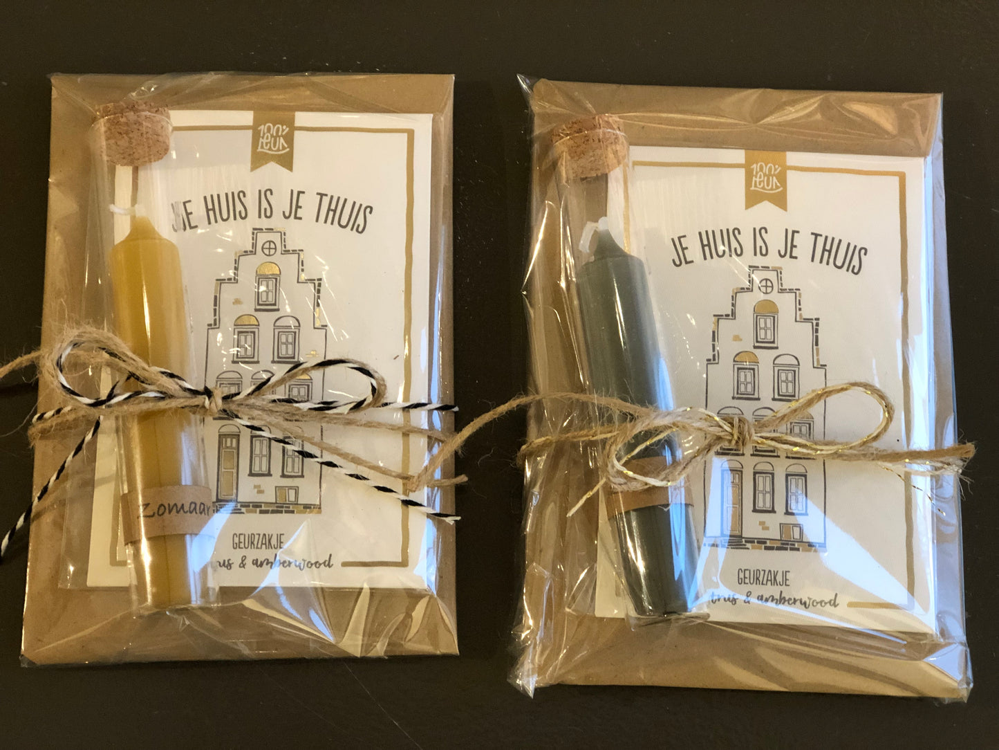 Geurzakje huis en kaars