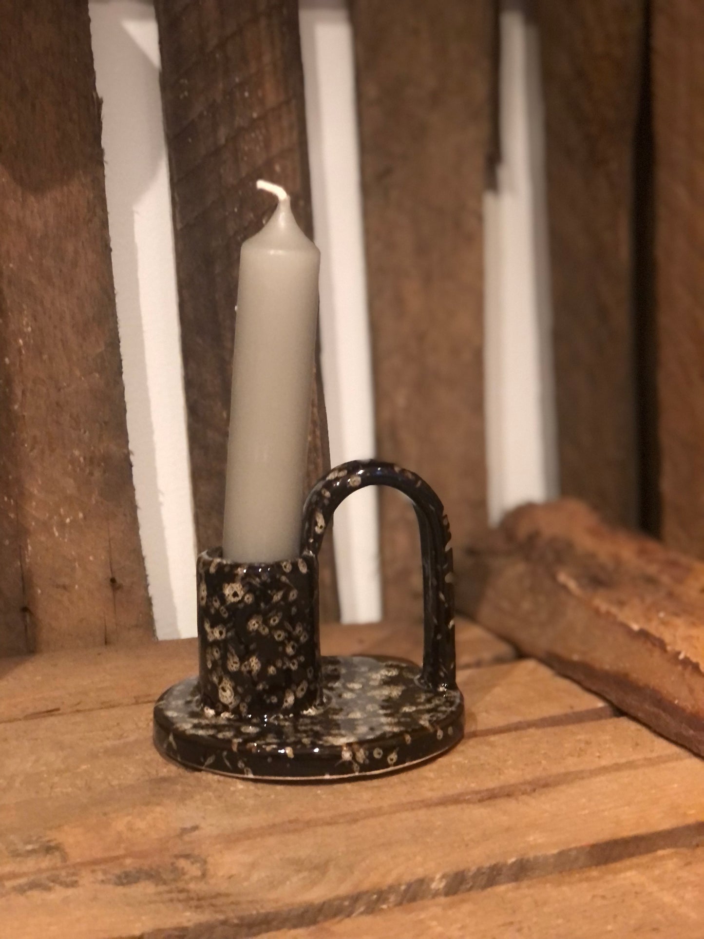 Kaarsenstandaard bruin