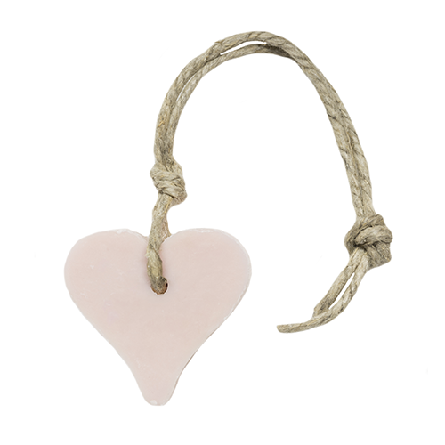 Geurhanger hart lichtroze