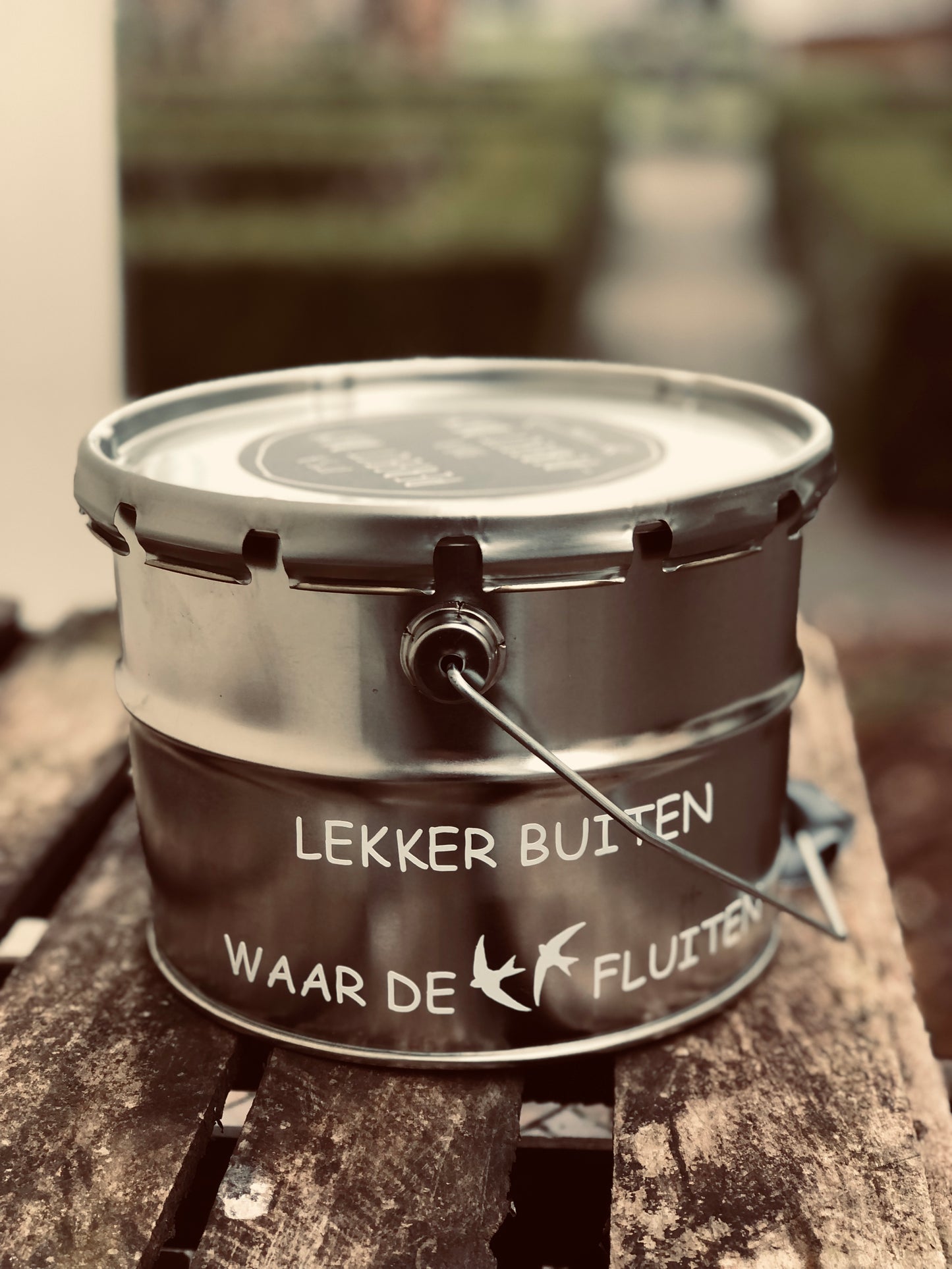 Buitenkaars in blik