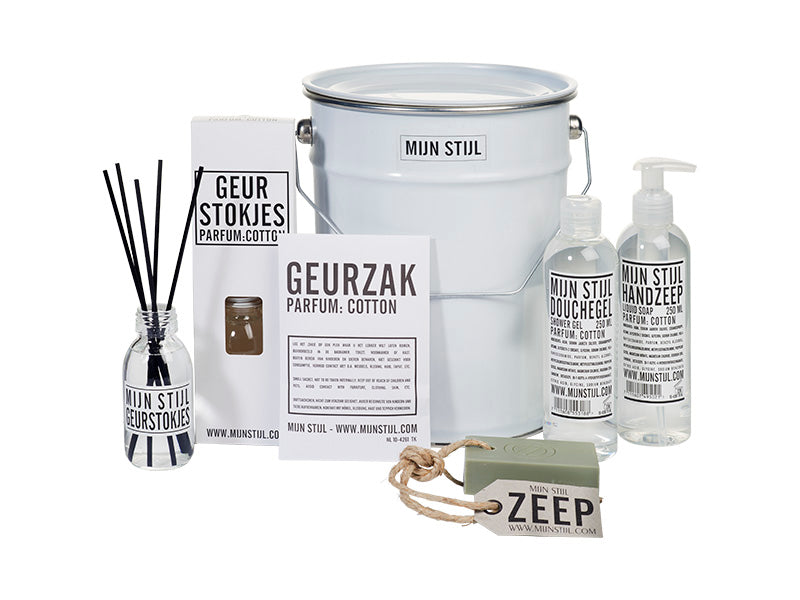 Cadeaupakket blik cotton