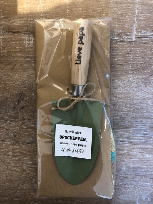 Tuinschepje en handschoenen