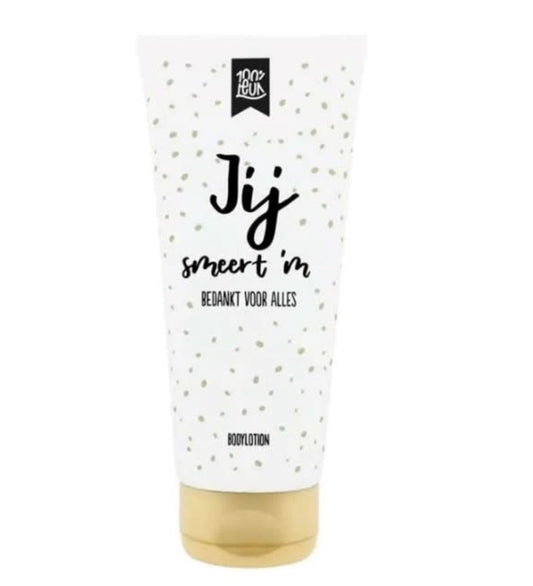 Bodylotion 'Jij smeert 'm'