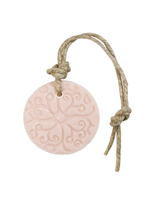 Schijf Geurhanger batik roze