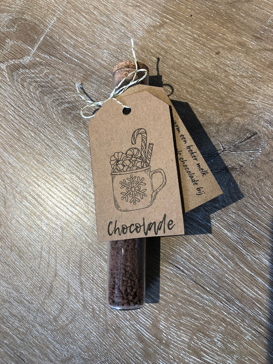 Reageerbuisje chocolade