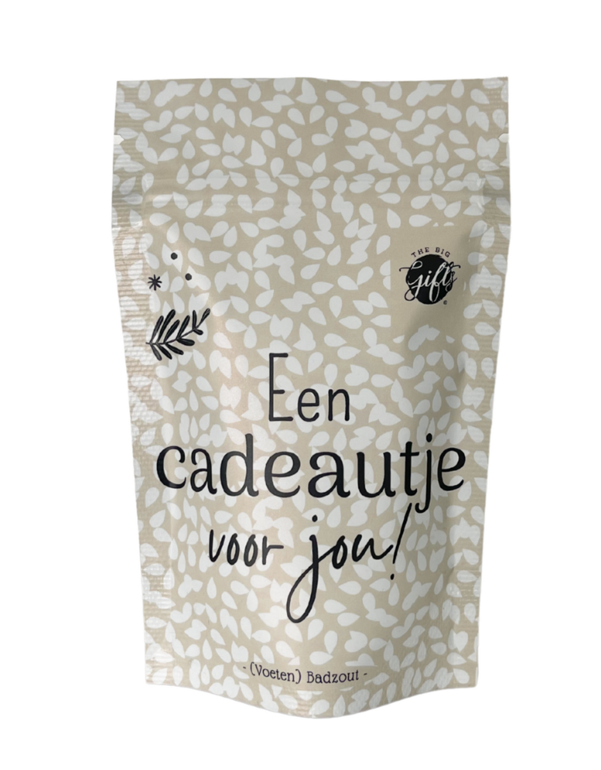 (Voeten) badzout ‘Een cadeautje voor jou!’