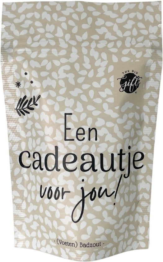 (Voeten) badzout Een cadeautje voor jou!