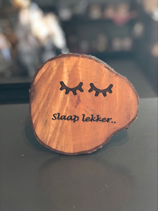 Boomschijf - slaap lekker