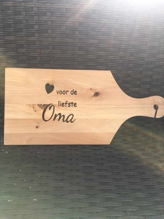 Snijplank voor de liefste oma