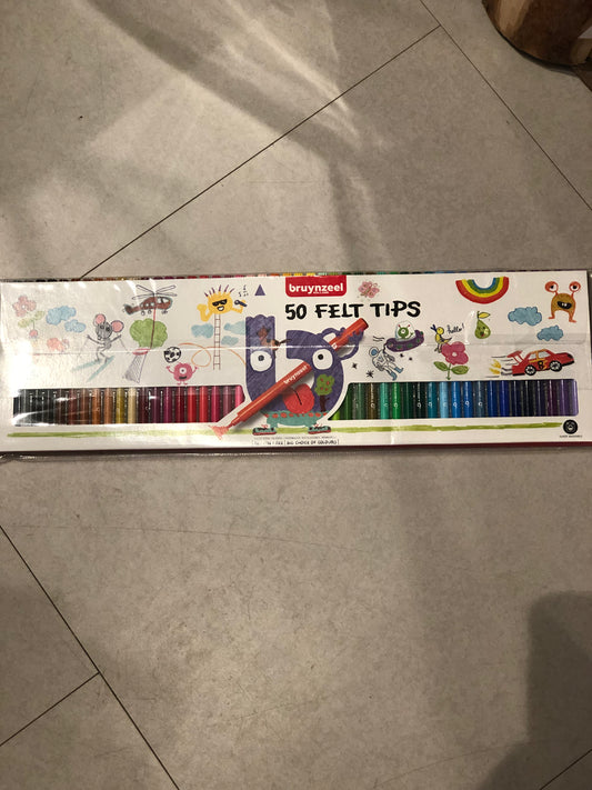 Viltstiften Bruynzeel 50 stuks