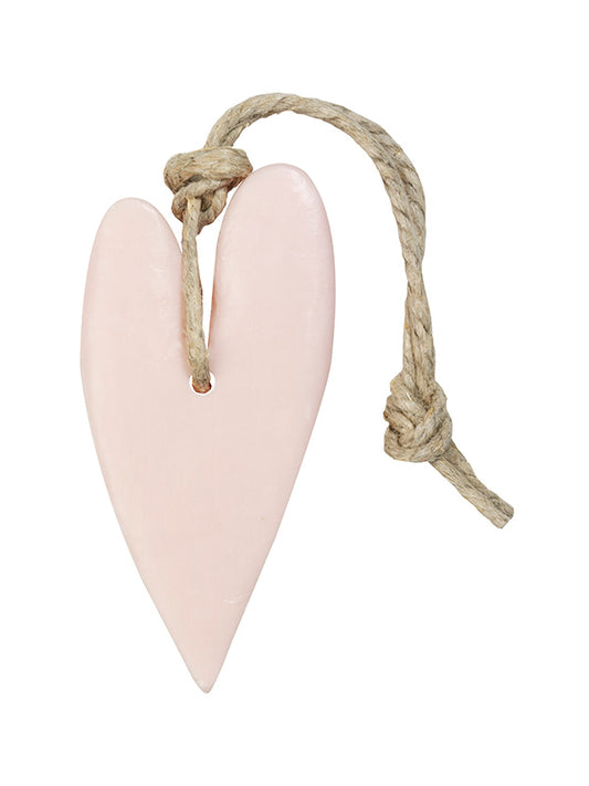 Geurhanger hart XL lichtroze