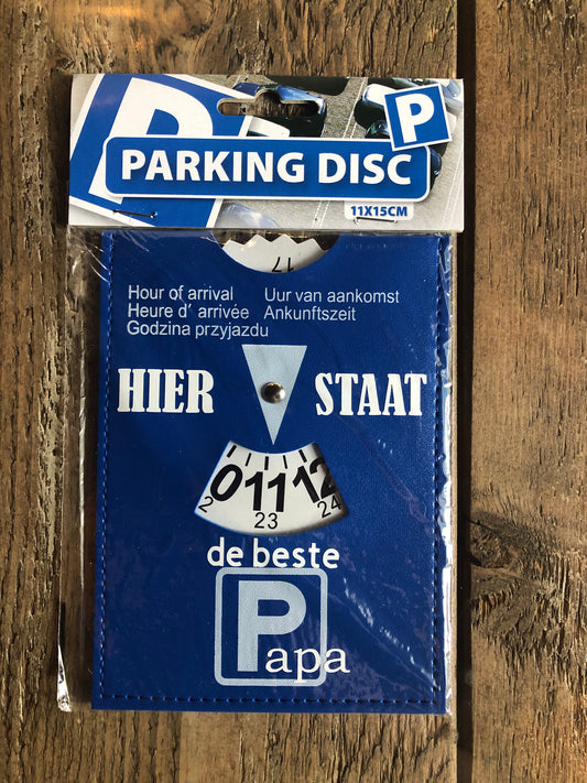 Parkeerschijf papa