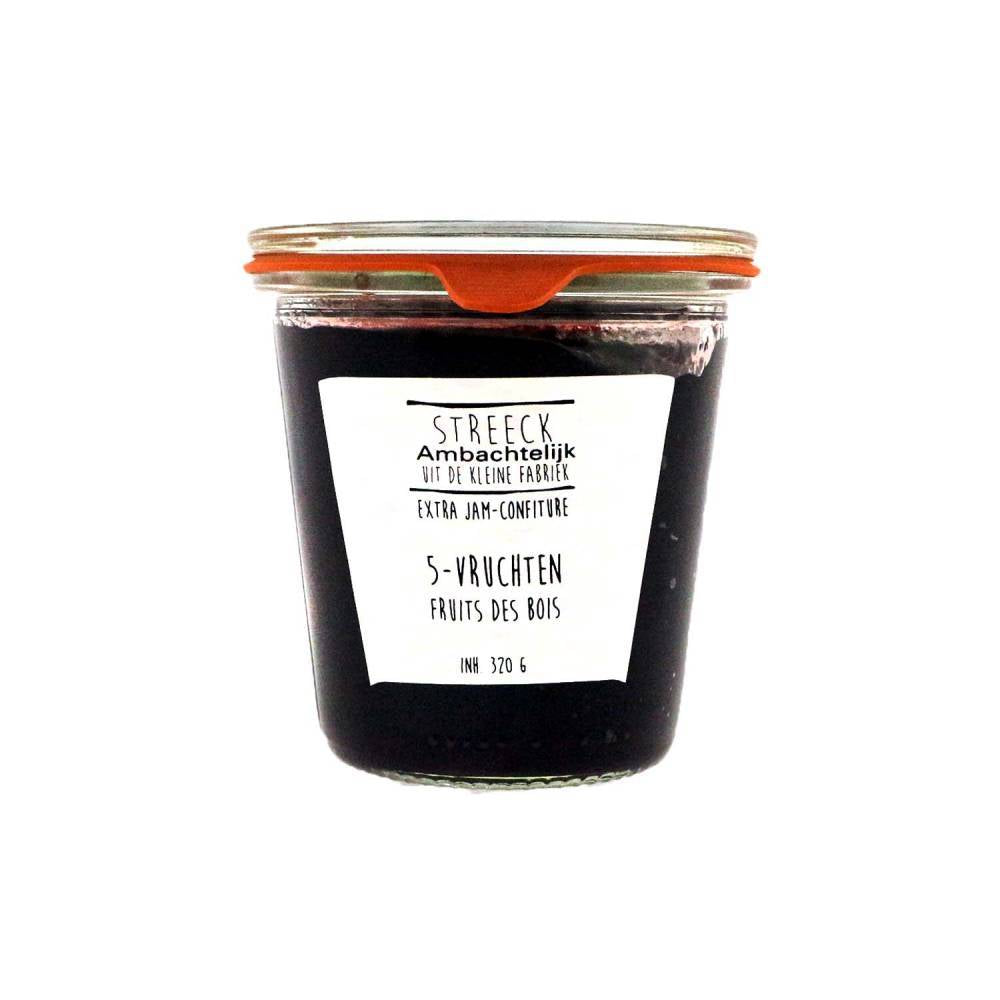 Jam 5-vruchten 320 gram